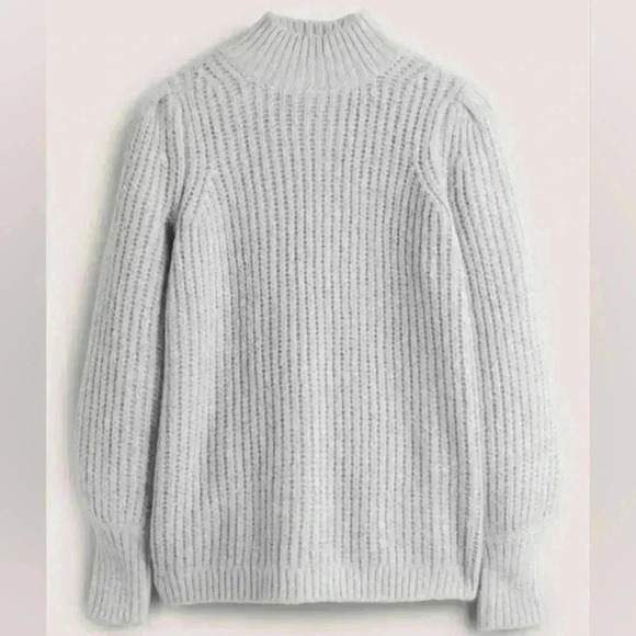 Spanx Ribbed Fluffy High Neck Jumper - Picture 5 of 5